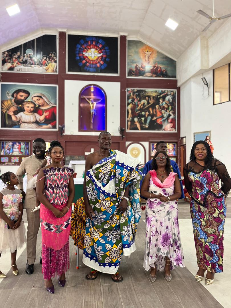 Mr Dominic Kofi Nti, Father of the Year 2026, with family